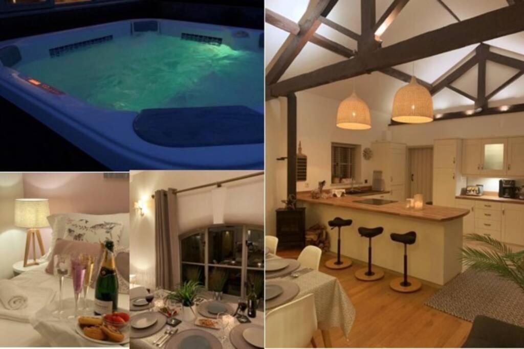 Stunning Barn Private Hot Tub Malvern & Worcester Sleeps 6 Esterno foto
